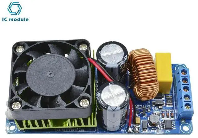 Alt view image 2 of 3 - AJMRTC IRS2092S 500W Mono ClassD Digital Amplifier Board, HighPerformance SingleChannel Audio Power Amp Module for DIY Speaker and Stage Audio System Projects