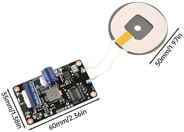 Alt view image 2 of 3 - AJMRTC Universal DCDC Charger Transmitter Module, DC 1296V Wide Input Charging Power Board, Car Power Accessory Module for Automotive Equipment Charging & DIY Power Projects