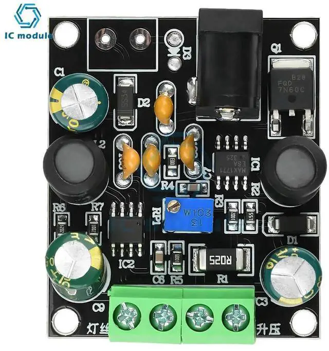 Alt view image 2 of 3 - AJMRTC Nixie Tube DCDC Boost Power Module, DC 912V Input to Adjustable 150280V HighVoltage Output, StepUp Converter Board for 6E1 6E2 6E5 Nixie Tube Clock DIY Electronic Project