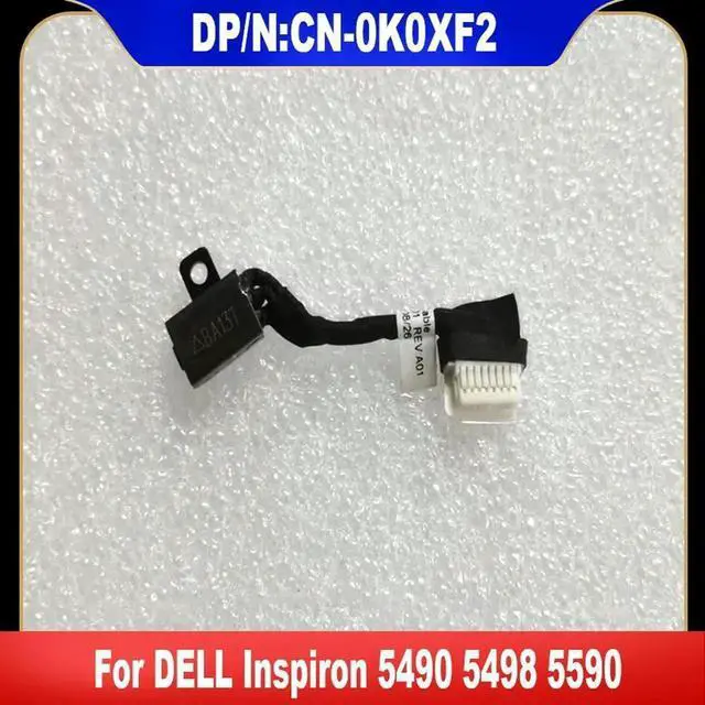 Main image of AJMRTC 0K0XF2 DC Power Jack Harness Cable Replacement for Inspiron 5490 5498 5590 Laptop, DCIn Socket Plug Charging Port Cable Repair Spare Part for Notebook Power Supply