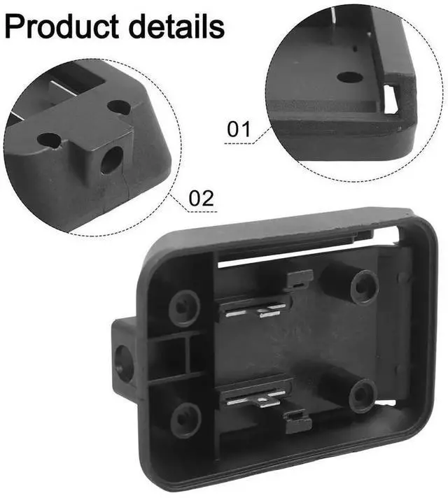 Main image of AJMRTC Liion Battery Mount Connector Terminal Block, Approx 91x59mm DIY Power Tool Repair Replacement Terminal Connector, Power Tool Accessory for DIY Battery Pack Rebuild & Modification