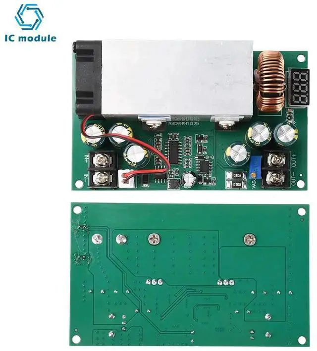 Alt view image 2 of 3 - AJMRTC 600W DCDC StepDown Power Supply Module, Adjustable 12V75V to 5V60V 25A High Power Buck Converter with Voltage Display, for 5V 19V 21V 24V 48V Voltage Output DIY Power Conversion Projects