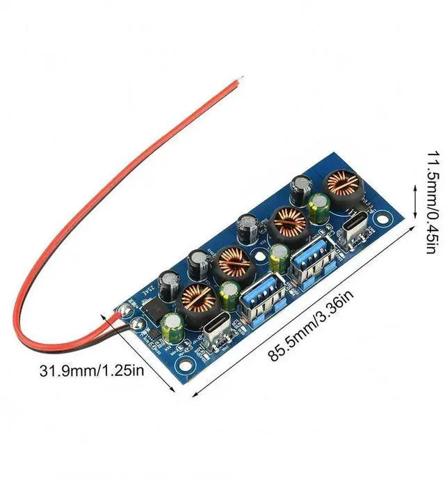 Main image of AJMRTC DC 930V Input PD2.0 PD3.0 10A HighPower Fast Charging StepDown Module, MultiProtocol Desktop Buck Charger Module with TypeC and USBA Interfaces for DIY Power Supply Projects