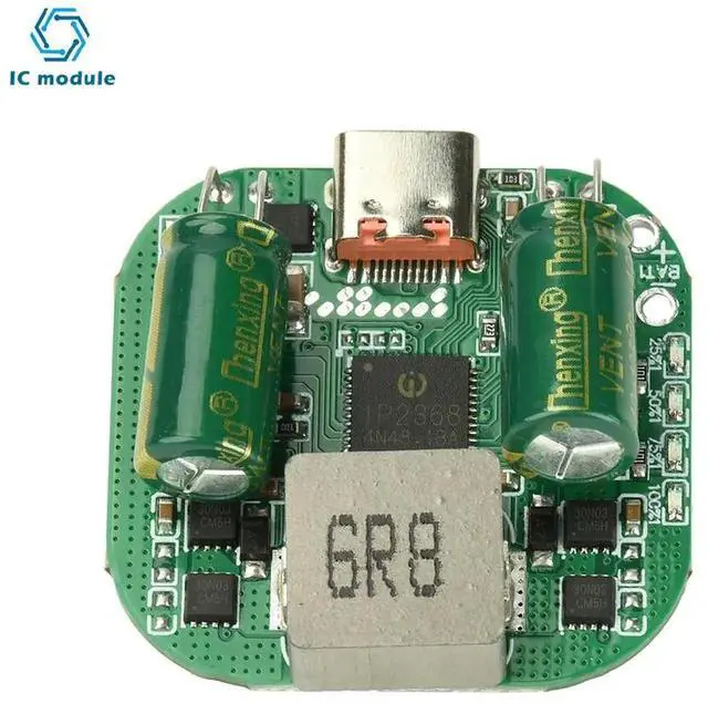 Alt view image 3 of 3 - AJMRTC IP2368 100W Bidirectional Fast Charging Module, PD3.0 25S Lithium Battery Charger Discharge Board with Temperature Protection for DIY Electronics Power Bank Project