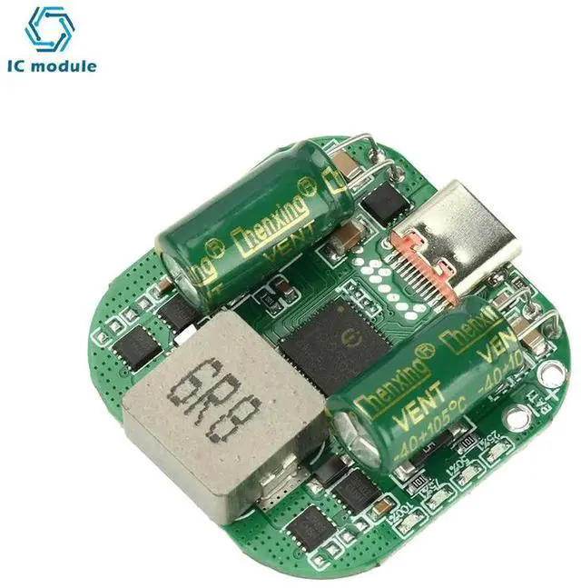 Alt view image 2 of 3 - AJMRTC IP2368 100W Bidirectional Fast Charging Module, PD3.0 25S Lithium Battery Charger Discharge Board with Temperature Protection for DIY Electronics Power Bank Project