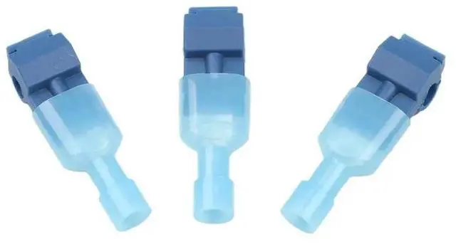 Main image of AJMRTC 40Pcs Quick Splice Crimp Terminals Electrical Cable Wire Connectors, Insulated QuickConnect Splice Terminals for 1614 AWG Wires, Fast Secure Butt Wire Joints for Automotive and Household Wiri
