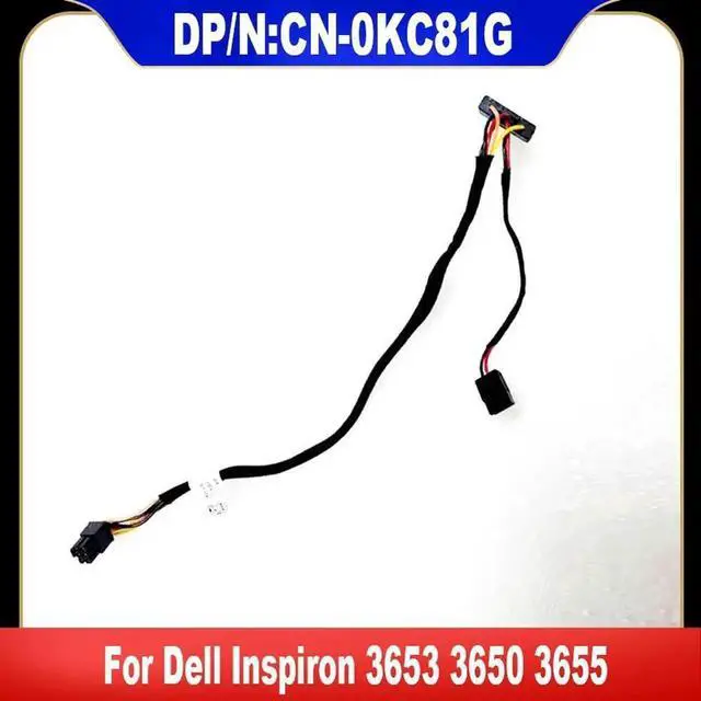 Main image of AJMRTC 0KC81G CN0KC81G SATA HDD Hard Drive Optical Drive Flex Cable Connector, Replacement SATA Power Cable for Inspiron 3653 3650 3655 Desktop MT, KC81G Internal Storage Optical Disk Connection Wire