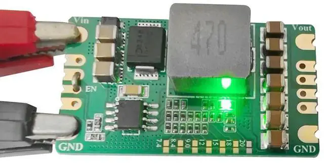 Alt view image 2 of 3 - AJMRTC 5A Adjustable StepDown Buck Converter Power Module, DC 560V to DC 520V Low Noise HighEfficiency Voltage Regulator Board, Stable Output for DIY Electronic Projects and Industrial Circuit Pow