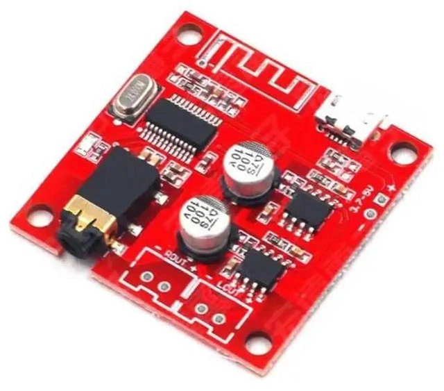 Alt view image 2 of 3 - AJMRTC XYBT5W Bluetooth 4.2 MP3 Lossless Audio Decoder Board, 5V Powered Wireless MP3 Decoding Circuit Module for Car Speaker, Home Audio and DIY Amplifier Modification Projects