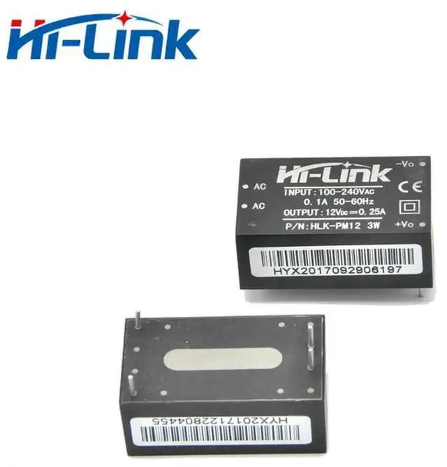 Alt view image 2 of 2 - AJMRTC HLKPM12 ACDC Isolated Switching StepDown Power Supply Module, 100240V AC to 12V DC 3W ACDC Converter Module for Embedded Control, IoT Devices and Electronic DIY Projects