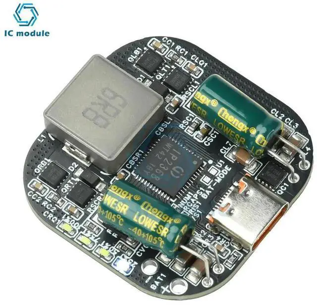 Alt view image 2 of 3 - AJMRTC IP2368 Bidirectional BuckBoost PD Charging Module, 100W Fast Charge Discharge Board for 25S Lithium Battery, TypeC PD 3.0 Interface for DIY Power Bank and Power Supply Projects