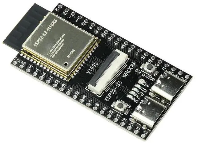 Alt view image 3 of 3 - AJMRTC ESP32S3WROOM1N16R8 CAM Development Board, WiFi BluetoothCompatible Core Board with OV3660 Camera Module for Image Collection, Machine Vision, IoT Embedded Maker DIY Projects