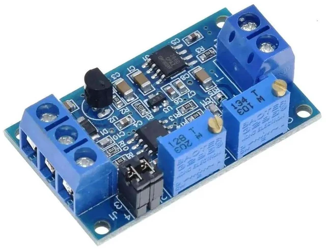 Main image of AJMRTC CurrenttoVoltage Signal Conversion Module, 020mA 420mA to 03.3V 05V 010V Analog Transmitter Board, Industrial Current Signal Converter for PLC, Data Acquisition and Sensor Signal Conditi