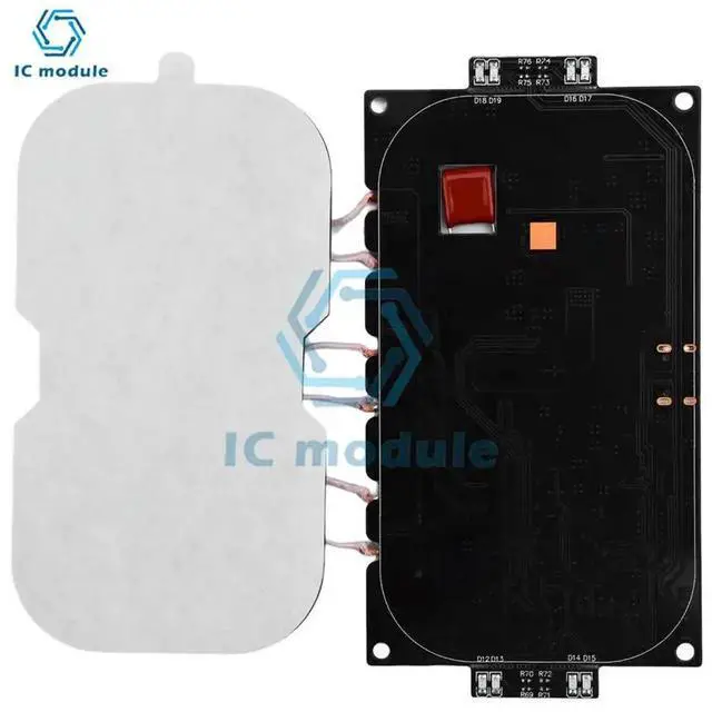 Alt view image 2 of 3 - AJMRTC VehicleMounted Fast Charging Board, DC 1224V Input 3Coil 20W High Power Certified Phone Charger Module, DIY OnBoard Charging Circuit Board for Car RV Truck Modification