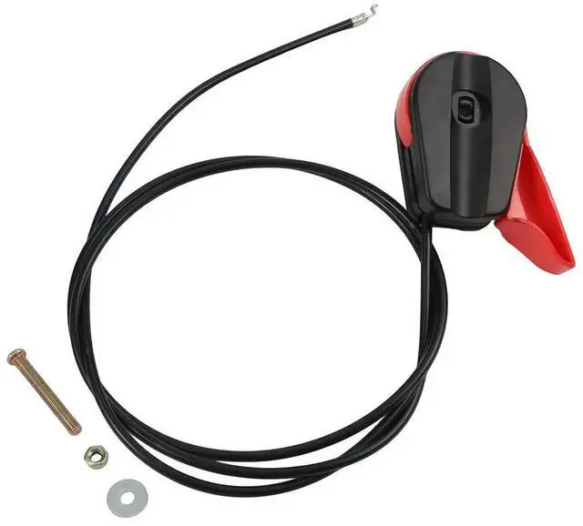 Alt view image 2 of 3 - AJMRTC HeavyDuty Throttle Control Coated Cable, Practical Plastic Housing Replacement Part for Lawn Mower, Durable Yard Garden Accessory for Lawnmower Throttle Governor Repair