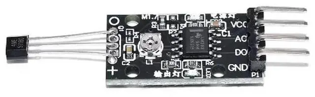 Main image of AJMRTC HighSensitivity Linear Hall Sensor Module, 1.4mV/G Analog Output Magnetic Field Detector Board, Magnetic Induction Switch Module for DIY Electronic Measurement & Embedded Experiment Projects