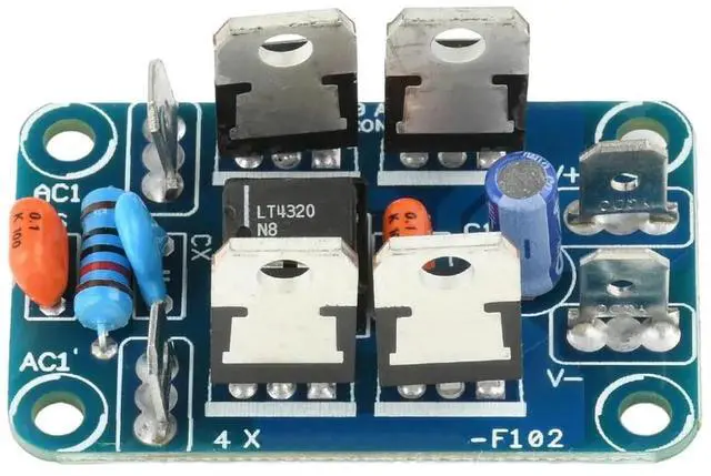 Main image of AJMRTC LT4320 Ideal Diode Rectifier Bridge Module, AC 740V Input LowLoss Active Rectifier Board Upgrade Kit for JLH 1969 ClassA Power Amplifier, Replace Traditional Rectifier Tube for HiFi Audio D