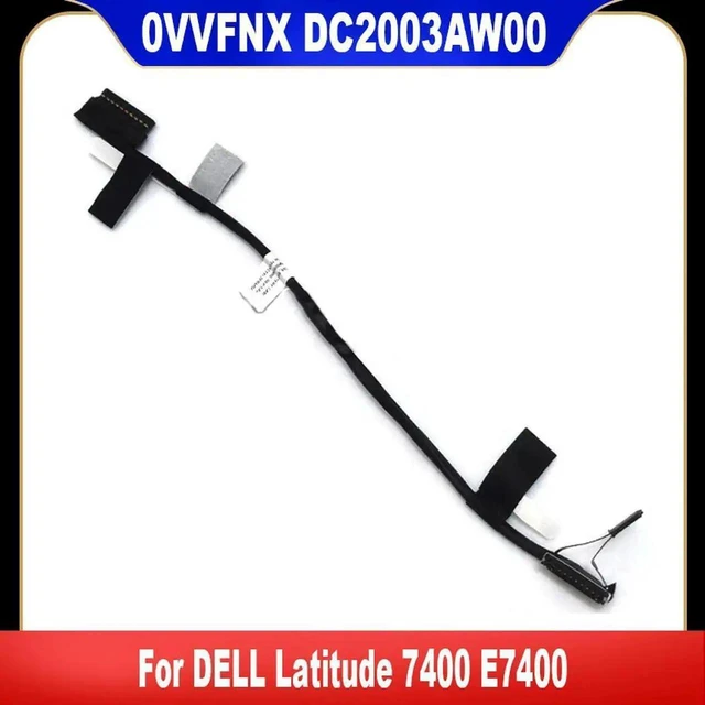Main image of AJMRTC CN0VVFNX DC02003AW00 Laptop Battery Flex Connector Cable, Replacement Battery Ribbon Wire for Dell Latitude 7400 E7400 Notebook, Repair Part for Battery Charging & Power Connection Failure Iss