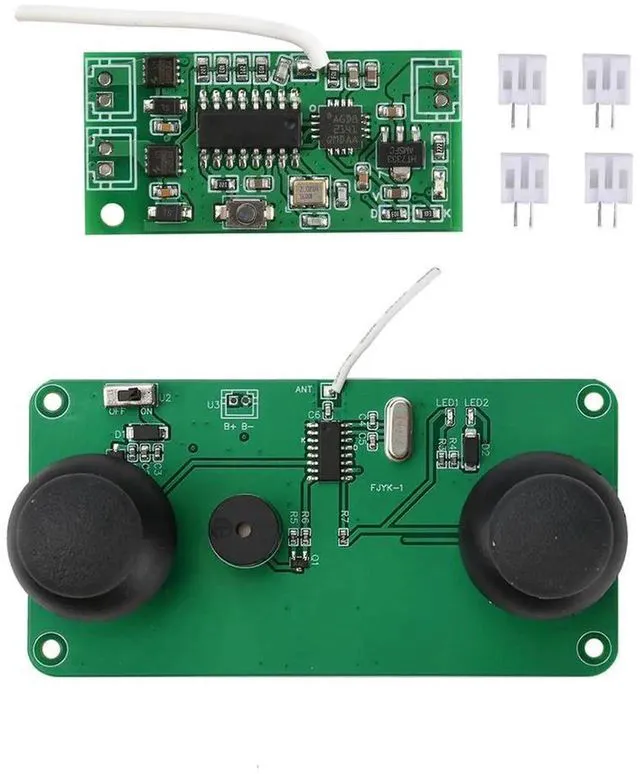 Main image of AJMRTC 2.4G RC Airplane Differential Control Flight Controller Board, Builtin Gyroscope DualMotor Driver Module, 100M Remote Control Distance DIY Electronic Kit for RC Glider FixedWing Aircraft Ass