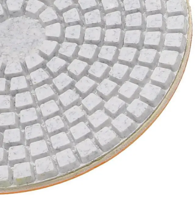 Alt view image 2 of 3 - AJMRTC 100mm 4 Inch Wet Dry Polishing Pad, Abrasive Buffing Disc for Marble Concrete Stone, Home DIY Polishing Disc, Replacement Accessory for Angle Grinder Power Tool