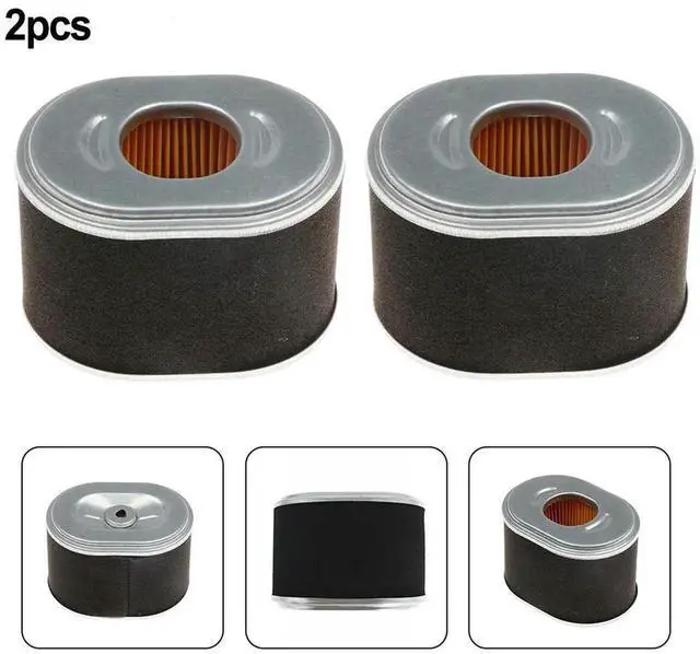 Alt view image 2 of 3 - AJMRTC 2Pcs Air Filter Elements 102X65X58mm, EasyInstall Replacement Air Filter, Garden Power Tool Accessory for Grass Trimmer, Lawn Mower & Weed Eater Maintenance Parts