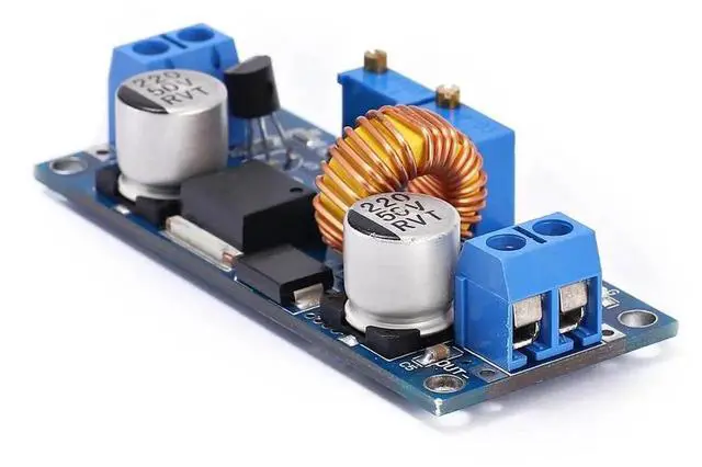 Alt view image 2 of 3 - AJMRTC 5A HighCurrent DCDC StepDown Power Supply Module, Constant Voltage Constant Current Buck Converter, LED Driver & Lithium Battery Charging Module, Adjustable Voltage Regulator for Electronic