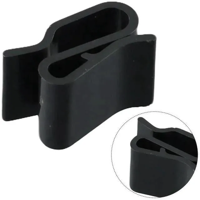 Alt view image 2 of 3 - AJMRTC Solar Panel Cable Clip, Insulated PV Wire Mount Holder Organizer, TemperatureResistant Wire Fastener for Securing 2 Lines Solar Photovoltaic Cables on Solar Panel System