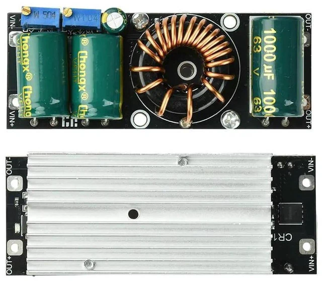 Main image of AJMRTC 300W Adjustable DCDC StepDown Power Converter Module, DC 17100V Input to 350V Output 20A High Current Buck Regulator, Constant Voltage Constant Current Power Supply for Electronic DIY Lab T