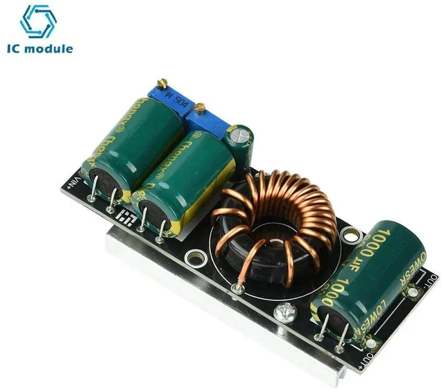 Alt view image 2 of 3 - AJMRTC 300W Adjustable DCDC StepDown Power Converter Module, DC 17100V Input to 350V Output 20A High Current Buck Regulator, Constant Voltage Constant Current Power Supply for Electronic DIY Lab T