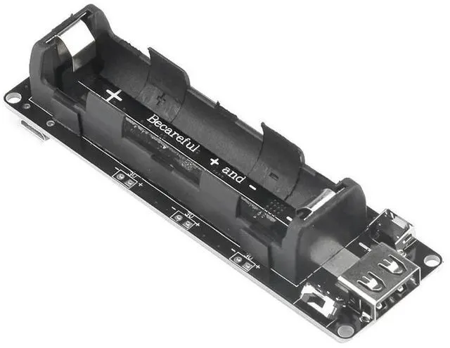 Main image of AJMRTC WEMOS Holder ESP32 Lithium Battery Expansion Board V3, Mobile Power SMD Module with 2A 3V 1A Output for ESP32 Development Board DIY Electronic Maker Project