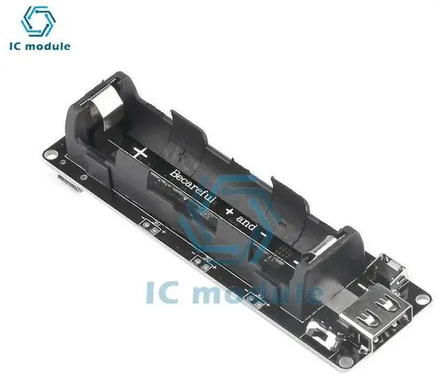 Alt view image 5 of 6 - AJMRTC WEMOS Holder ESP32 Lithium Battery Expansion Board V3, Mobile Power SMD Module with 2A 3V 1A Output for ESP32 Development Board DIY Electronic Maker Project