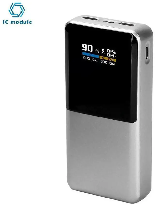 Alt view image 2 of 3 - AJMRTC 2*1260110 DIY Power Bank Kit, 22.5W PD QC Fast Charging Power Bank Module Circuit Board, Battery Case Shell Not Included for Homemade Portable Charger Project