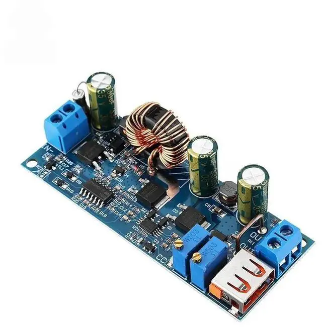 Alt view image 2 of 2 - AJMRTC Automatic Boost Buck Power Module, Adjustable Step Up Step Down Converter Constant Voltage Constant Current for Solar Charging Recoverable Energy DIY Power Supply Project
