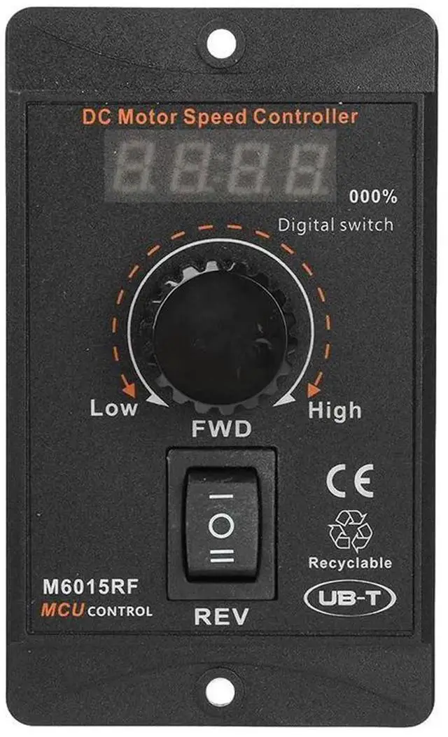 Main image of AJMRTC Digital Display PWM Motor Speed Controller, DC 1260V 15A Forward Reverse Motor Governor, HighPower DC Motor Speed Regulator for Brushed Motor Control DIY Industrial Equipment Project