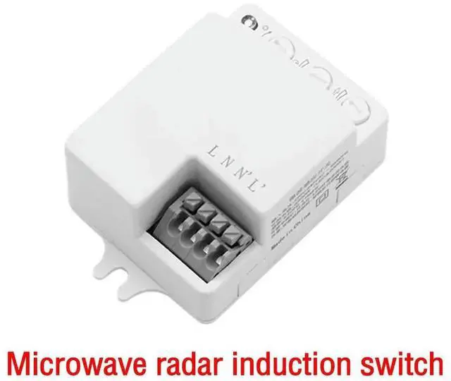Main image of AJMRTC 5.8GHz Microwave Radar Body Sensor Module, AC 220V240V 28M Detection Distance Mini Automatic Motion Sensor Switch for Home Staircase Corridor Lighting Control DIY Repair Part
