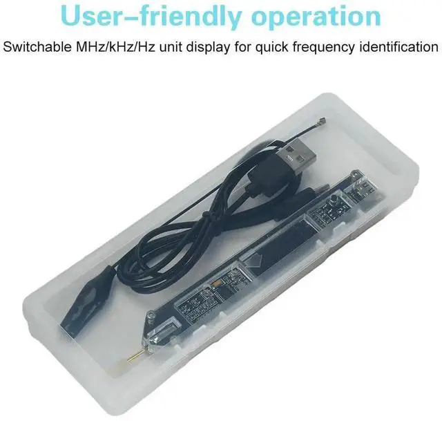 Alt view image 5 of 6 - AJMRTC PenType HighPrecision Frequency Counter Module, DC 5V 200Hz100MHz Frequency Meter with OLED Display, TypeC Power Interface Handheld Signal Frequency Tester for Electronic Circuit Debugging