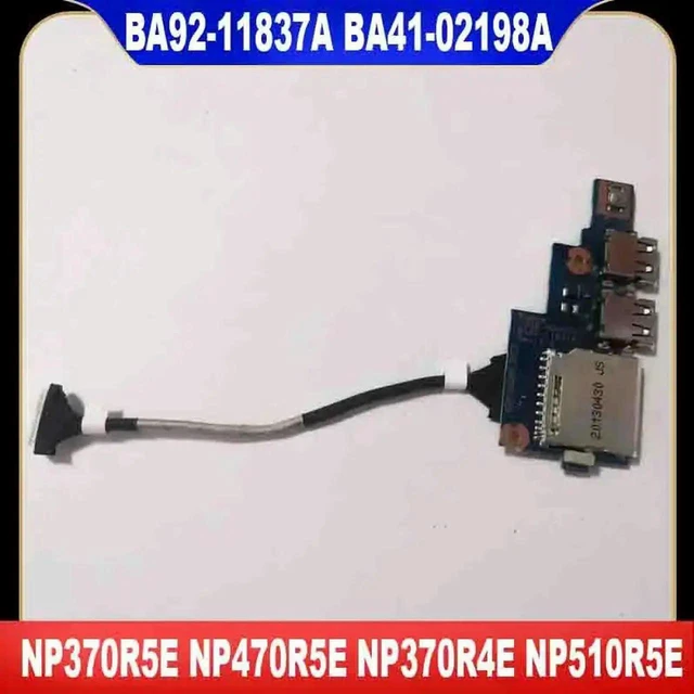 Main image of AJMRTC Laptop Power Button USB Board with Cable, BA9211837A BA4102198A Replacement IO Circuit Board for Samsung NP370R5E NP470R5E NP370R4E NP510R5E, 100% Fully Tested Notebook Repair Spare Part