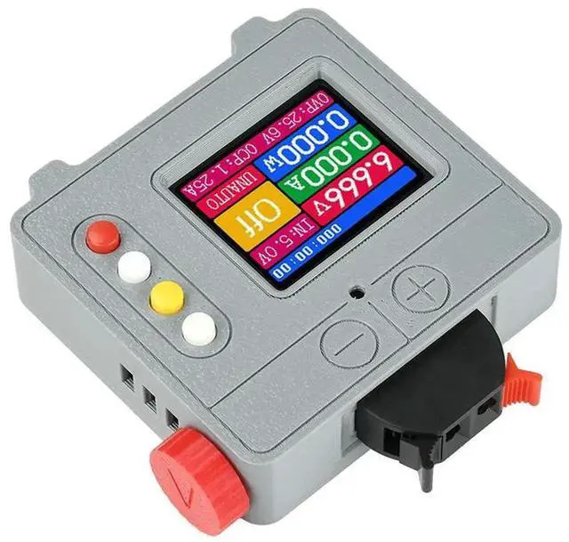 Alt view image 3 of 3 - AJMRTC Mini DCDC Step Up Step Down Power Supply Module 5W, Color Screen Adjustable Voltage Current 0.6V25.6V Output, MultiSafety Protection Buck Boost Converter for Electronic Experiment DIY Power