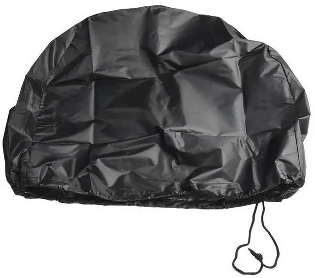 Alt view image 3 of 3 - AJMRTC Foldable Industrial Electric Fan Cover, Black SunProof DustProof Fan Protective Accessory, Waterproof Dust Shield Cover for Industrial Standing Fan Outdoor Indoor Protection