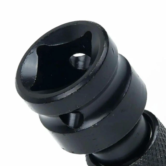 Main image of AJMRTC 1/2Drive to 1/4Hex Impact Socket Adapter, Black Drive Converter Connector for Impact Wrench, Convert 1/2 Inch Square Drive to 1/4 Inch Hex Shank Tool Accessory
