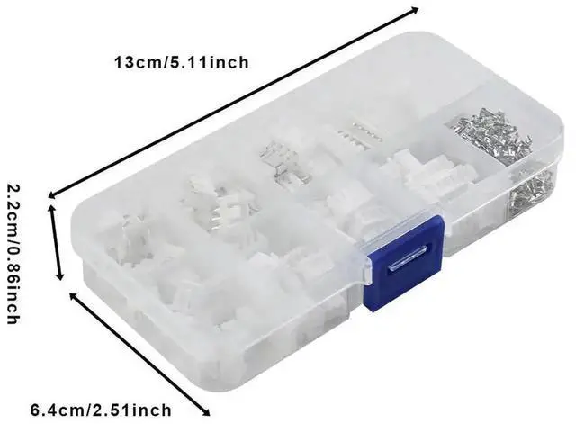 Alt view image 3 of 3 - AJMRTC 230PCS JST XH 2.54mm Connector Kit, 2345 Pin Male Female Housing and Crimp Terminals Assortment Set for Mobile Phone Accessories and Electronic Wiring Projects