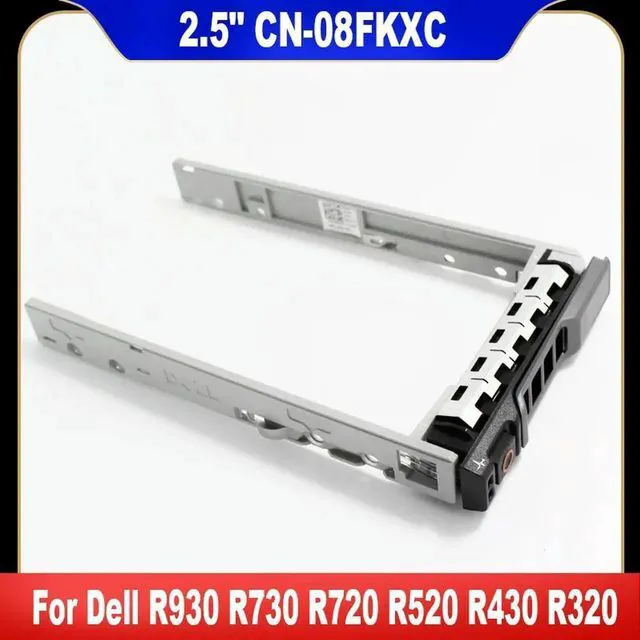 Main image of AJMRTC 08FKXC 8FKXC 2.5inch SAS SATA HDD SSD Disk Caddy Tray, HotSwap Drive Carrier for PowerEdge R930 R900 R730 R720 R520 R430 R320 T430 T630 Server
