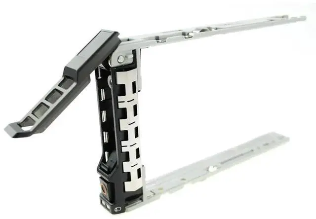 Alt view image 3 of 3 - AJMRTC 08FKXC 8FKXC 2.5inch SAS SATA HDD SSD Disk Caddy Tray, HotSwap Drive Carrier for PowerEdge R930 R900 R730 R720 R520 R430 R320 T430 T630 Server