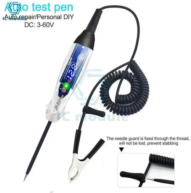 Main image of AJMRTC NS836 LED Digital Display Bidirectional Circuit Tester, DC 360V Automotive Voltage Testing Tool, Car Circuit Diagnostic Probe for Vehicle Electrical System Maintenance & Troubleshooting