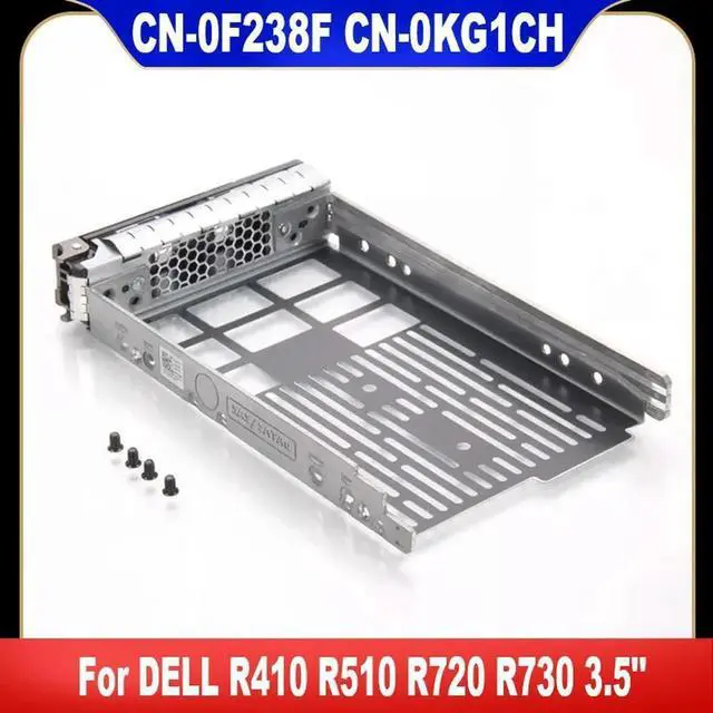 Main image of AJMRTC 3.5 Inch SAS SATA Hard Drive Tray Caddy, Replacement Sled 0F238F 0KG1CH CN0F238F CN0KG1CH HotSwap HDD Bracket for PowerEdge R410 R510 R720 R730 Server Storage Upgrade