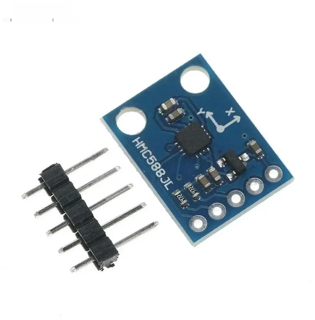 Main image of AJMRTC GY273 HMC5883L Electronic Compass Module, 3Axis Magnetic Field Sensor Module, Digital Magnetometer Sensor Board for Arduino DIY Navigation and Embedded Development Projects