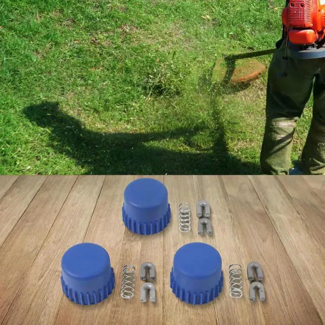 Alt view image 3 of 3 - AJMRTC 3Pack Replacement Trimmer Cutter Head, Grass Trimmer Replacement Parts Compatible with 123L 224L String Trimmer, EasyInstall Weed Eater Head for Lawn & Garden Landscaping Work