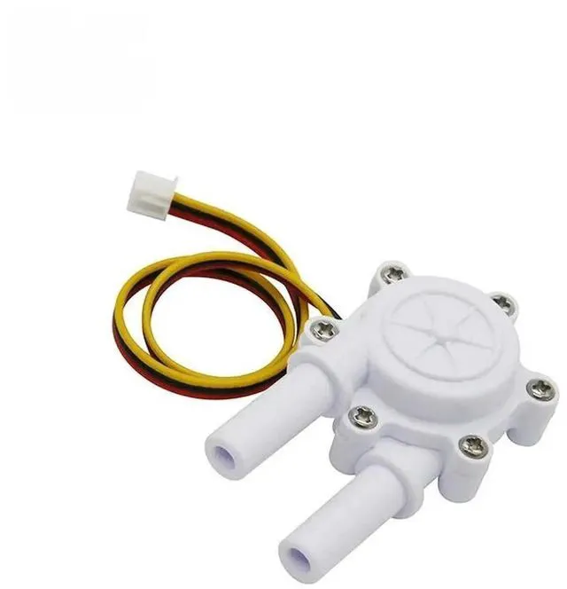 Alt view image 3 of 3 - AJMRTC YFS401 Hall Effect Water Flow Sensor, 6mm Hose Connection Liquid Flow Meter for Coffee Machine Water Purifier, Pulse Output Flow Monitoring Sensor for LiquidControl DIY Projects