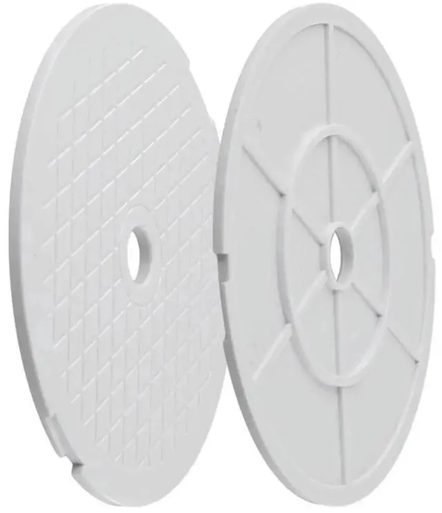 Alt view image 2 of 3 - AJMRTC Pool Skimmer Lid Cover, Replacement Skimmer Top Cover for Hayward SPX1096 Skimmer Unit, 195mm Outer Diameter with 22mm Center Hole, Durable Swimming Pool Skimmer Repair Accessory