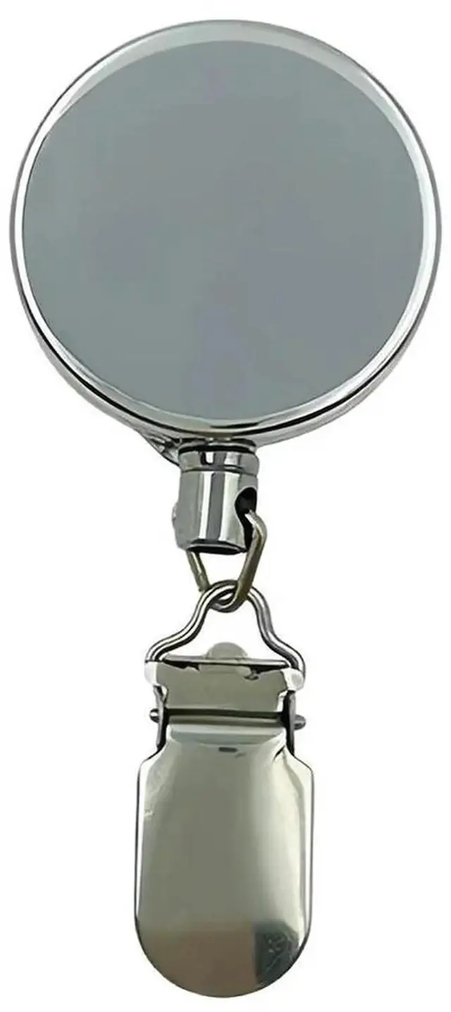 Main image of AJMRTC Zinc Alloy SpringLoaded Towel Clip, Silver Finish SecureGrip Retractable Towel Holder Clip 60 x 4 x 9.6cm, HeavyDuty Bathroom Accessory for Holding Towels, Washcloths and Fabric Items Firml